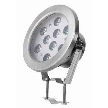 Reflektor podwodny LED  PHJ-SL145 9 / 12 Watt dowolny kolor + RGB  stal nierdz.